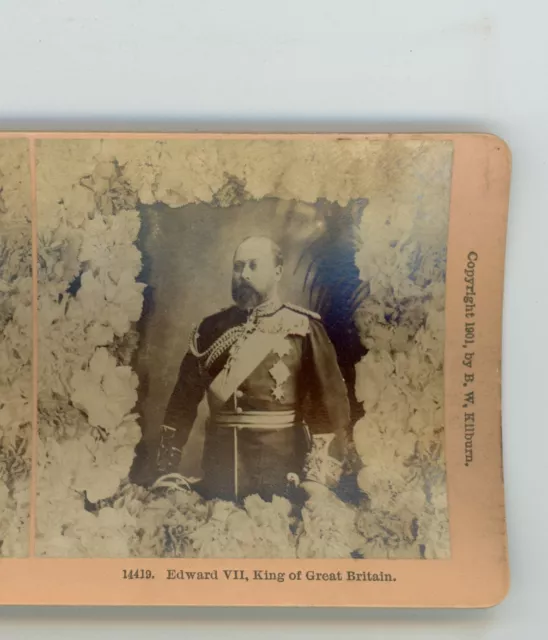 Edward VII King of Great Britain Kilburn Stereoview