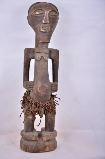 African tribal art, Songye Statue from Democratic Republic of Congo.