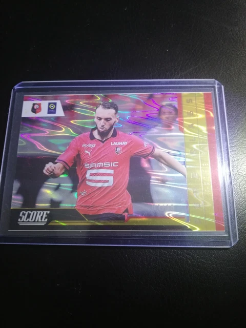 Carte Panini Score Ligue 1 2022-23 – Theate Purple Laser, Stade Rennais, RC