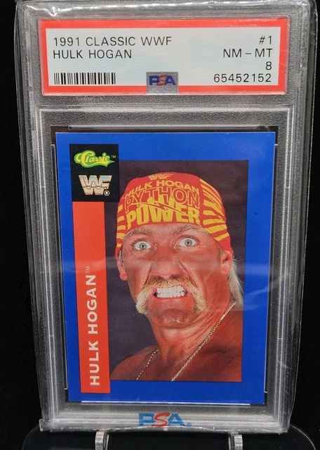 Carte à Collectionner Hulk Hogan #61/150 - 1991 Merlin WWF - Édition Italienne