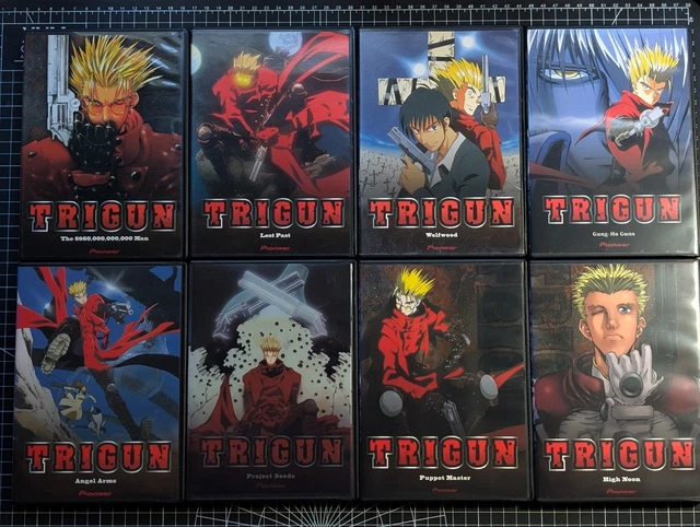 TRIGUN DVD LOT of 7 (Vol. 1, 2, 3, 5, 6, 7, 8) **Missing Vol. 4