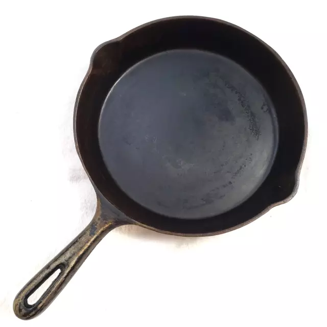 Vintage 1940s GSW No 9 Cast Iron Fry Pan Skillet Cookware Made In Canada VGC