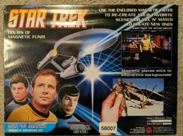 STAR TREK MIX MATCH ADVENTURE MAGNETIC PLAY SET SEALED  by Ataboy