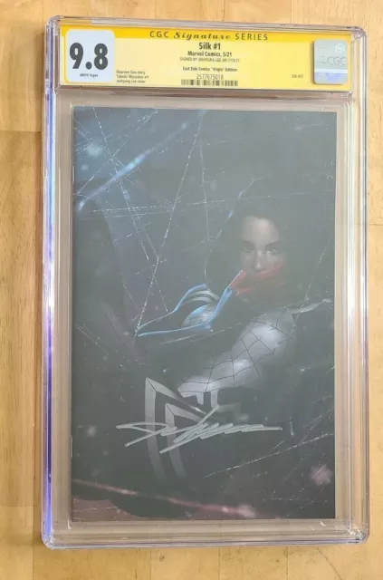 Silk #1 CGC SS 9.8 East Side Comics Virgin Edition Jeehyung Lee SIGNED Cover