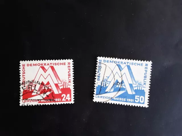 Briefmarken DDR Mi Nr. 282 - 83 gestempelt, siehe Photos