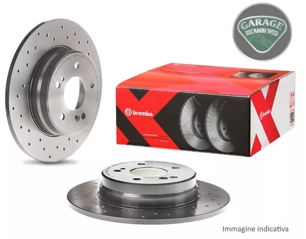 09.8952.1X Kit Coppia dischi freno Brembo Forati Xtra Anteriore per BMW Z4 E86 3