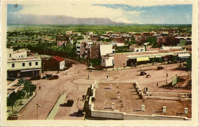 Carte Postale Afrique Maroc Meknes Vue Generale Ville Nouvelle Et Carrefour