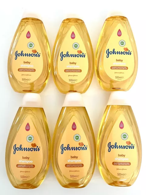 Johnsons & Johnson baby shampoo 6x500ml no more tears