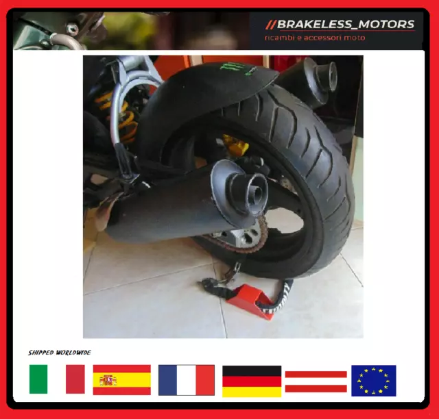 Blocca Ruota Moto Scooter Auto Quad Antifurto Garage Box  Ancoraggio A Terra