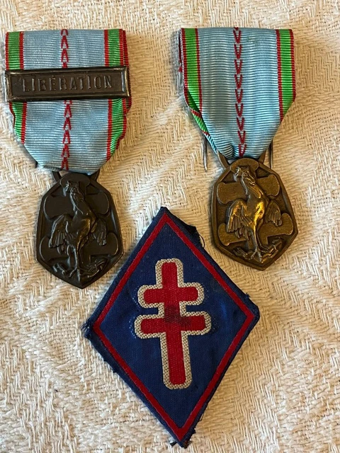 Médaille Militaire Libération De La France Janvier 1945 - Armée
