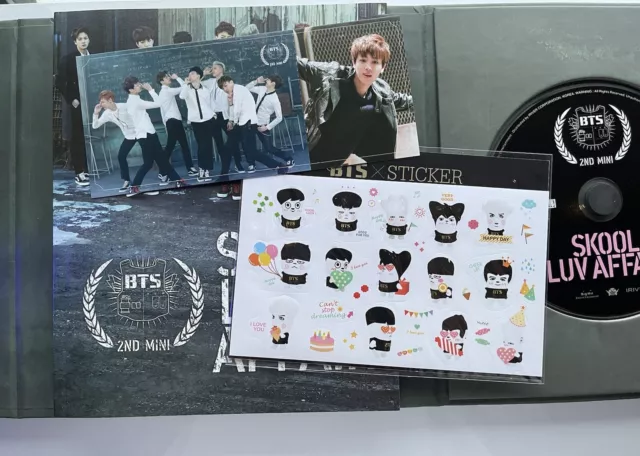 BTS - Skool Luv Affair 2nd Mini Album with Jin Photocard 3