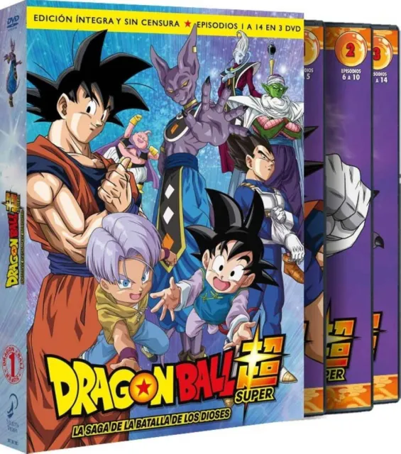 Dragon Ball Super. Box 1. La Saga De La Batalla De Los Dioses Episodios 1 A 14