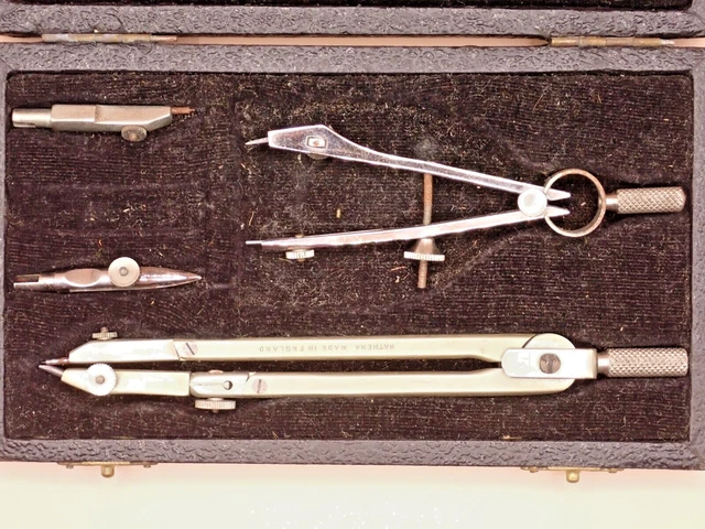 Engineering Graphics Set Instruments VINTAGE MATHEMA SERIES Drafting Engineering Drawing Instruments Set £6. ...