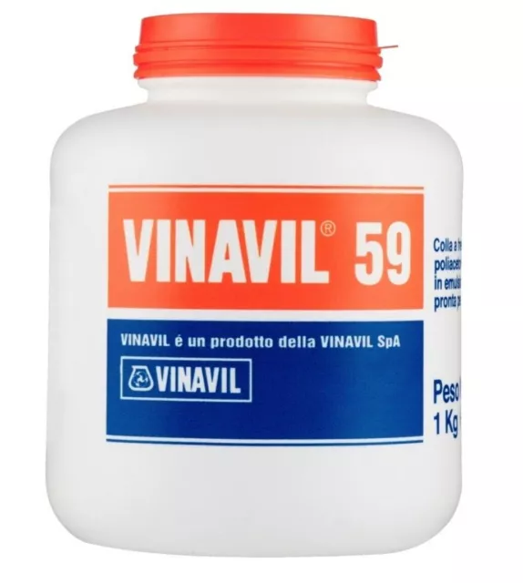 Colla (liquida) Vinavil 59 1kg - per legni, compensati, plastica su legno