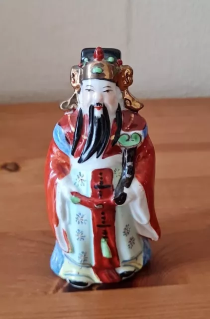 Vintage Chinese Immortal Wise Man Figurine