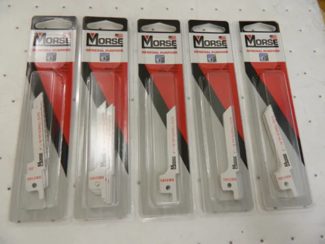M.K. MORSE qty 25 Reciprocating Saw Blade: Bi-Metal 401999-BAR