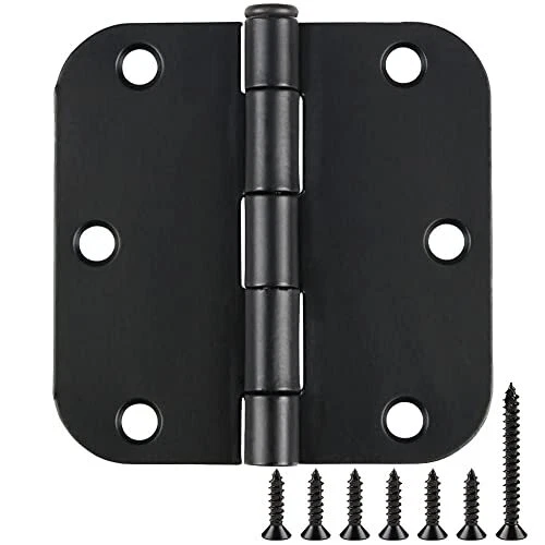 Rounded Door Hinges 3-1/2