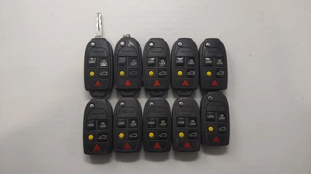 Lot of 10 Volvo Keyless Entry Remote Fob LQNP2T-APU 9688799 | 8626556 NT3U7