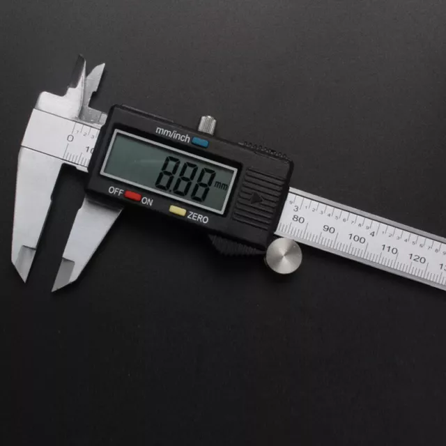 Digital Electronic Gauge Stainless Steel Vernier 150mm 6inch Caliper Micrometer