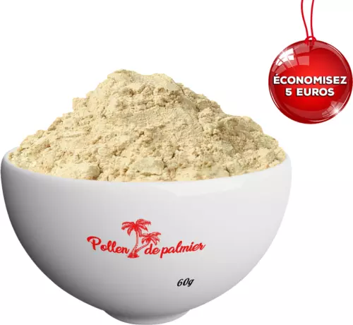 Pollen de palmier Pur et naturel 60G