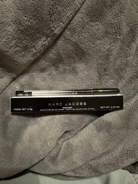 Marc Jacobs Highliner Gel Eye Crayon ICED 27 White Metallic .01oz NEW IN BOX