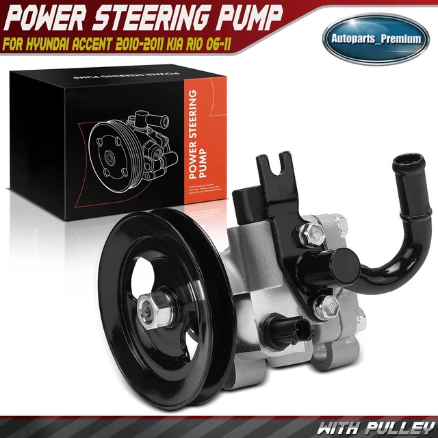 POWER STEERING PUMP with Pulley for Hyundai Accent 20102011 Kia Rio