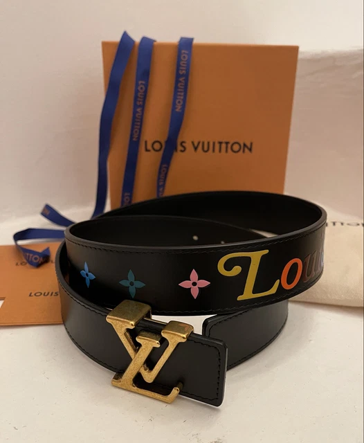 Louis vuitton belt on sale box and dust bag