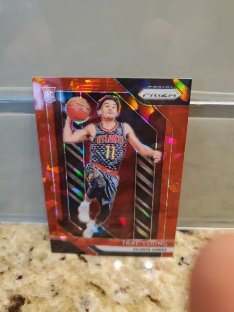 Trae Young 2018 Panini Prizm Basketball #78 Rookie Red Ice