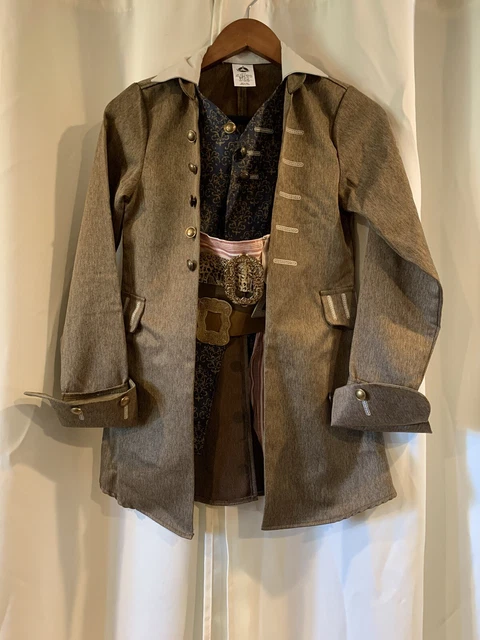Disney Store Captain Jack Sparrow Jacket Kids Pirates of Caribbean Costume 9/10
