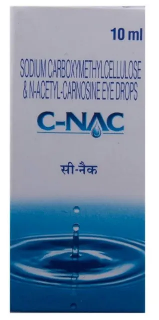 C-Nac Eye Drop (N-acetilcarnosina) tratta i sintomi dell'occhio secco10 ml...