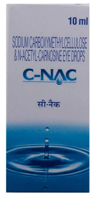 C-Nac Eye Drop (N-acetilcarnosina) tratta i sintomi dell'occhio secco10 ml...