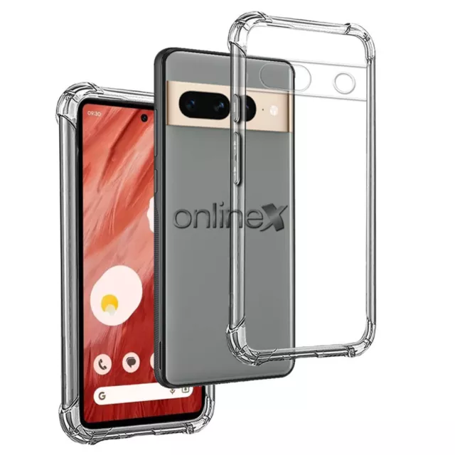 Funda Silicona Antishock para GOOGLE PIXEL 7A Carcasa Esquinas Reforzada a0245 2