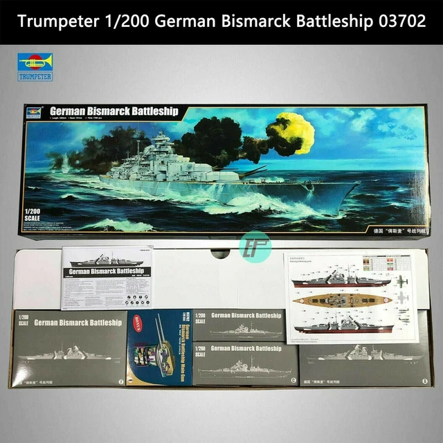 BISMARCK TRUMPETER 1/200 eme EUR 270,00 - PicClick FR