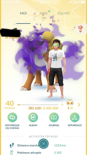 Compte Pokémon Go – Vente De Compte, Comme Neuf, Plateformes Android Et Apple II