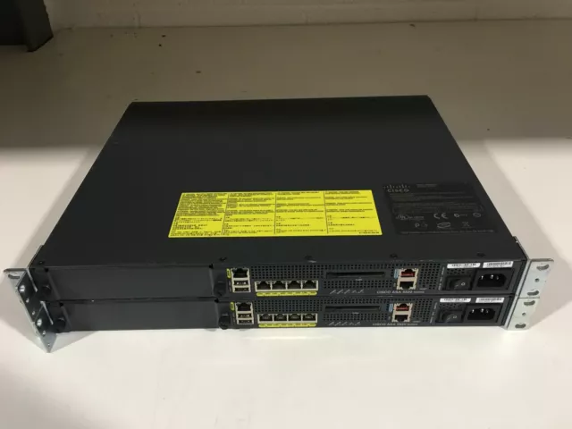 X2 Cisco ASA5520-BUN-K9 Paquet Job Lot 2 Unités Asa 5520 2GB Drachme 256MB Flash