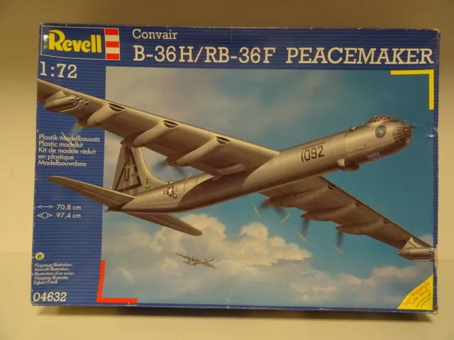 Revell Convair B-36H / RB-36F "Peacemaker" 1:72 Bausatz # 04632 - Sealed!