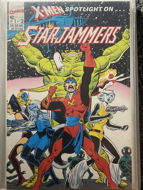 X-Men Spotlight On Starjammers.1-2 set Marvel comics.