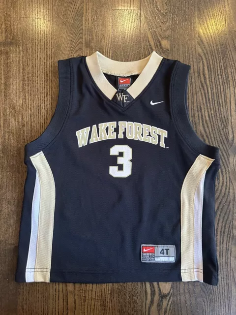 RARE Nike CHRIS PAUL #3 Wake Forest Demon Deacons Jersey Toddler Size 4T