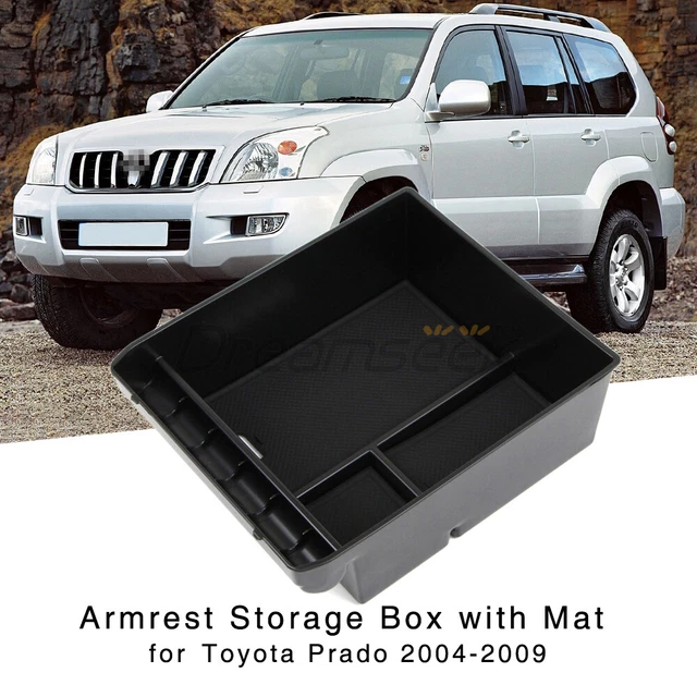Boîte De Rangement Pour Accoudoir Toyota Prado / Land Cruiser (2004-2009) – Noir ABS – Installation Facile – Conduite à Gauche - 9