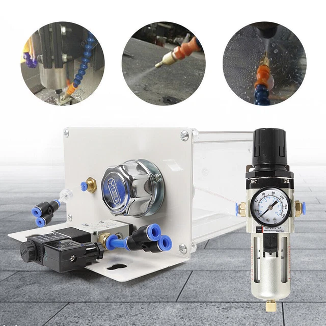 YS-BPV-3000 Coolant Cooling Spray Pump CNC Lathe Mist Sprayer System 1000g 110V