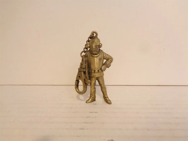 1997 Placo Toys Star Wars Admiral Ackbar Metallo Pressofuso Portachiavi