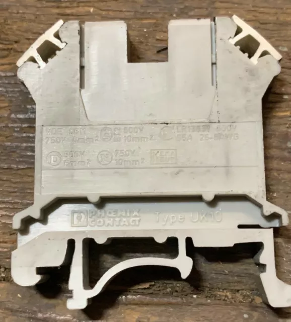 Phoenix Contact Type Uk10 Terminal Block