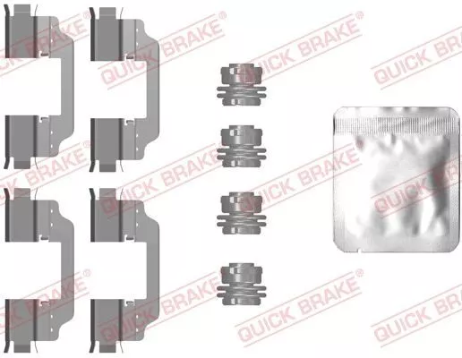 Quick Brake Zubehörsatz, Scheibenbremsbelag 109-0101 für FORD OPEL