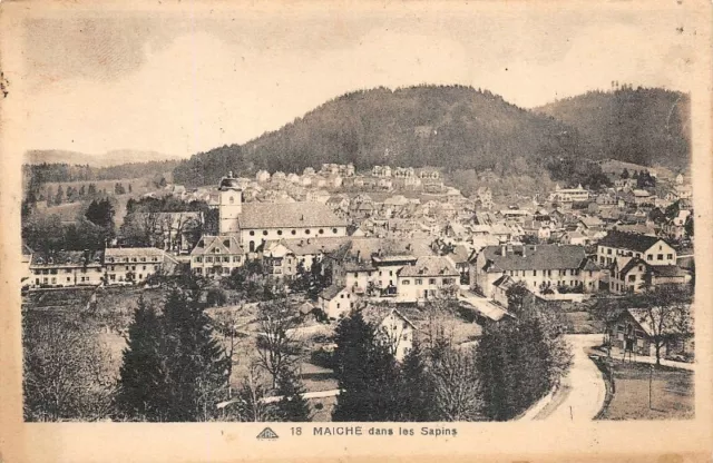 MAICHE - dans les sapins - vue générale  (Doubs)