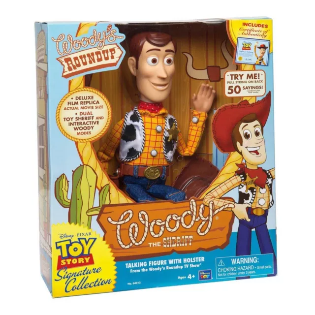 Thinkway Toys Woody Sheriff Talking Figure Roundup Signature Collection 4+ 64012