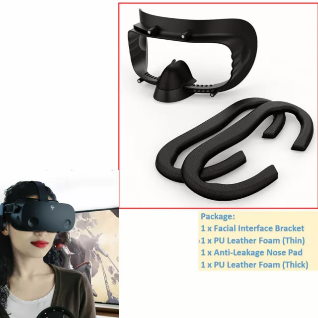 VR Facial Interface & Foam Set for HP Reverb G2 Headset Magnetic WideVision Mod