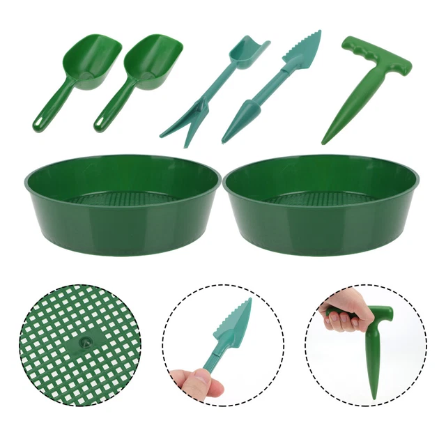 1 Set Boden Bildschirm Feine Garten Stein Sifter