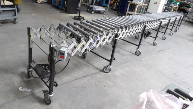 Best Flex Power Roller Flexible Conveyor 18"W x 23 ft L. M3254