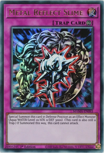 YuGiOh Metal Reflect Slime MAMA-EN093 Ultra Rare 1st Edition