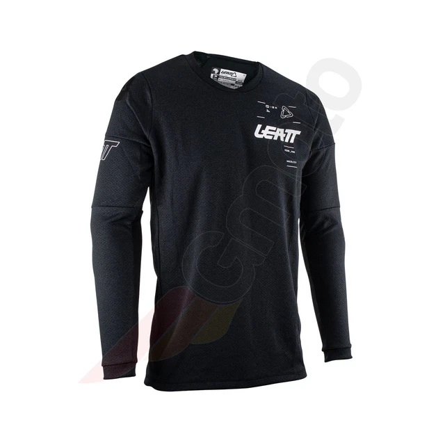 Camicia motocross offroad jersey leatt 4.5 V23 blocco vento nero L